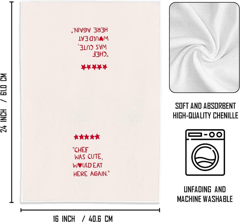 Cute Decorative Kitchen Towels for Hostess Gifts (16x24)