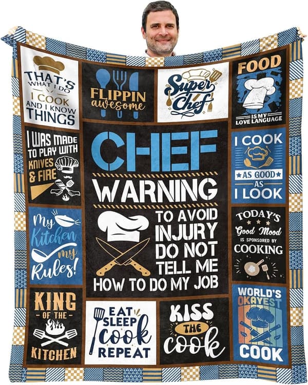 Chef Gift Blanket for Men - 60