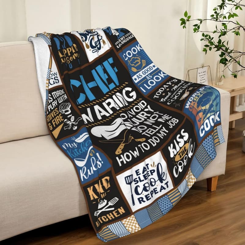 Chef Gift Blanket for Men - 60