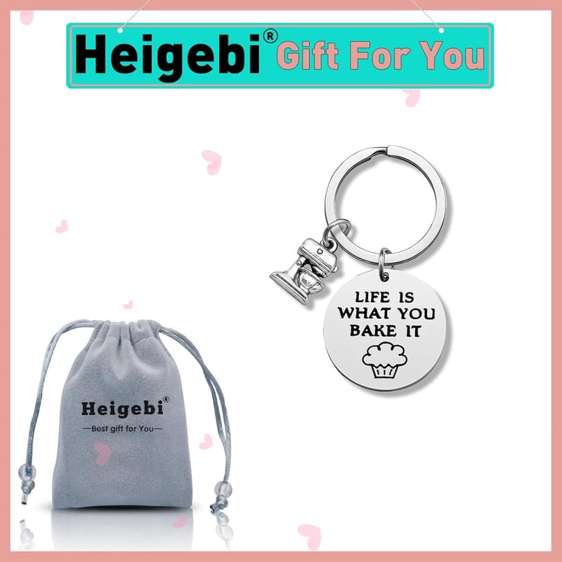 Baking Lover Keychain for Culinary Students and Graduates