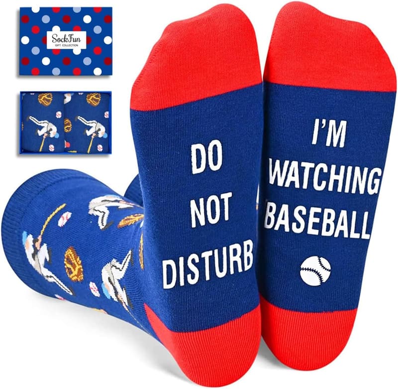 Sports Gifts for Men & Women - Baseball, Basketball, Football Socks