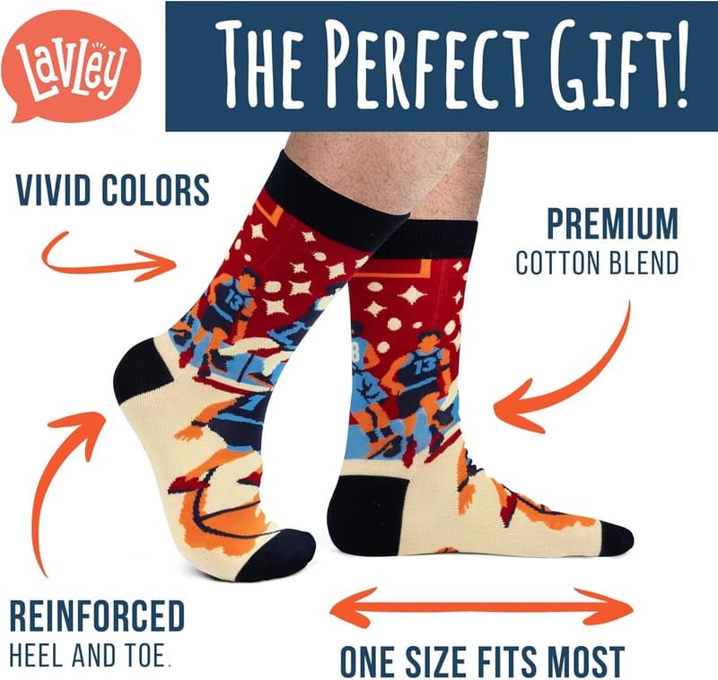 Basketball Gift Socks for Fans and Players - Unisex