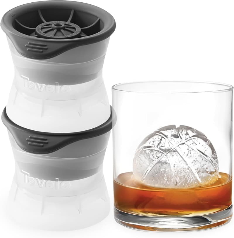 Basketball Ice Molds Set - Large, Dishwasher-Safe, Odor-Free