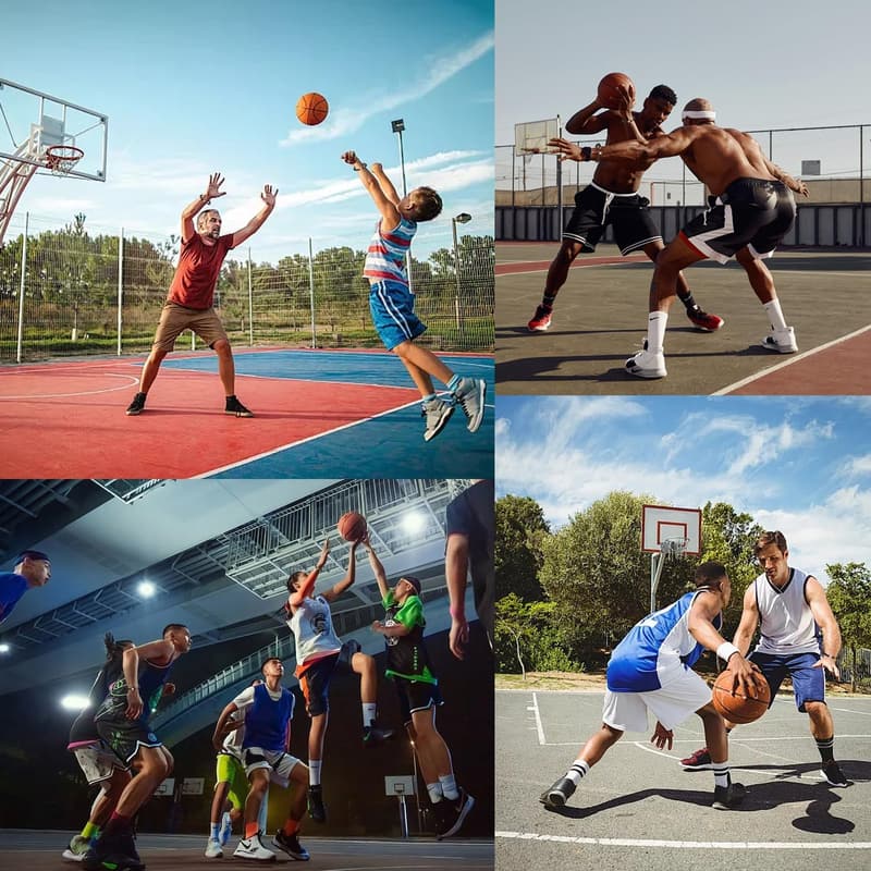 Basketball Gift Set: Letter Necklace, Socks & Bracelets for Men