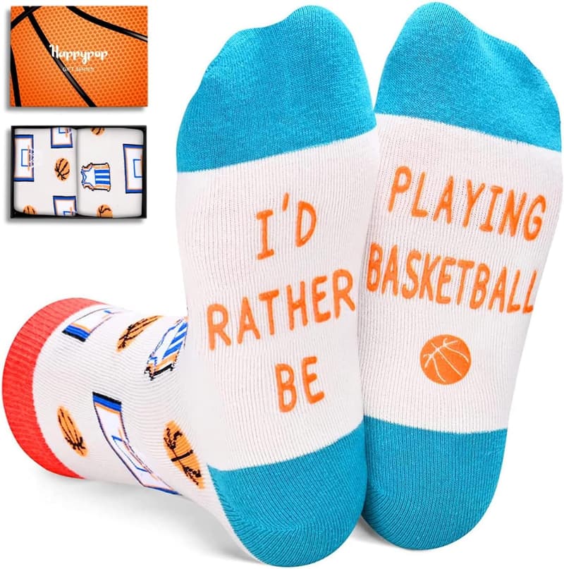 Sports Socks Gift Set for Kids - Soccer, Basketball, Tennis