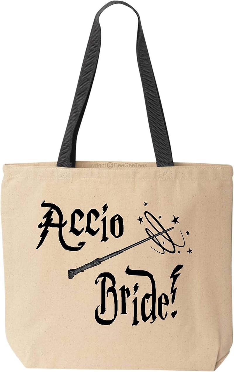 Magical Canvas Tote Bag for Bride Proposal