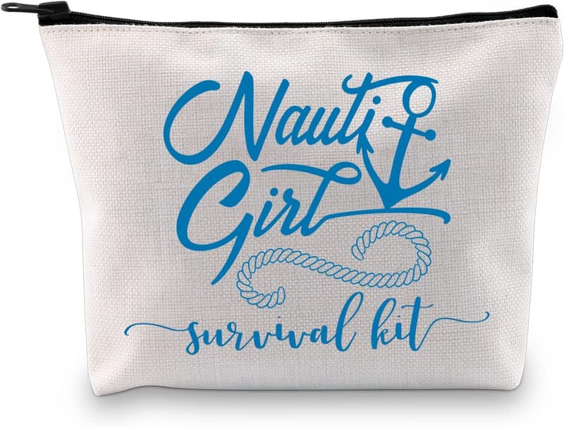 Nautical Sailing Zipper Pouch Gift for Boating Enthusiasts