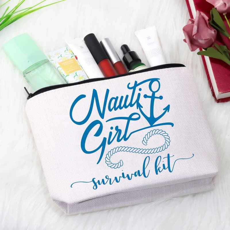 Nautical Sailing Zipper Pouch Gift for Boating Enthusiasts