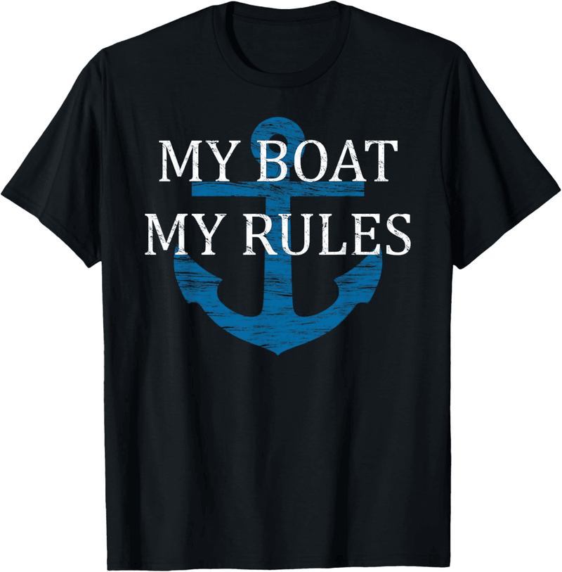 Funny Boating Captain T-Shirt - 