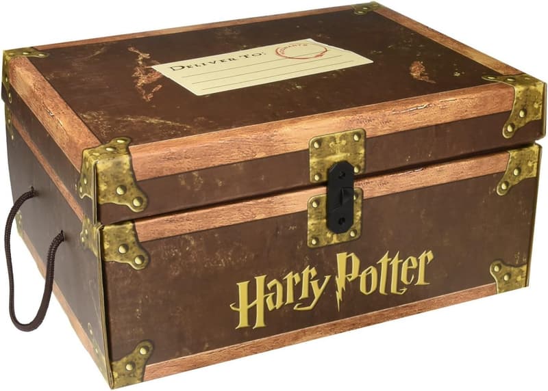 Harry Potter Book Set #1-7 in Decorative Chest with Stickers