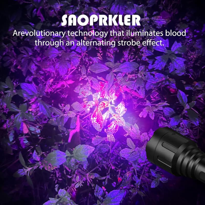 High-Definition Blood Tracking Flashlight for Deer Hunting