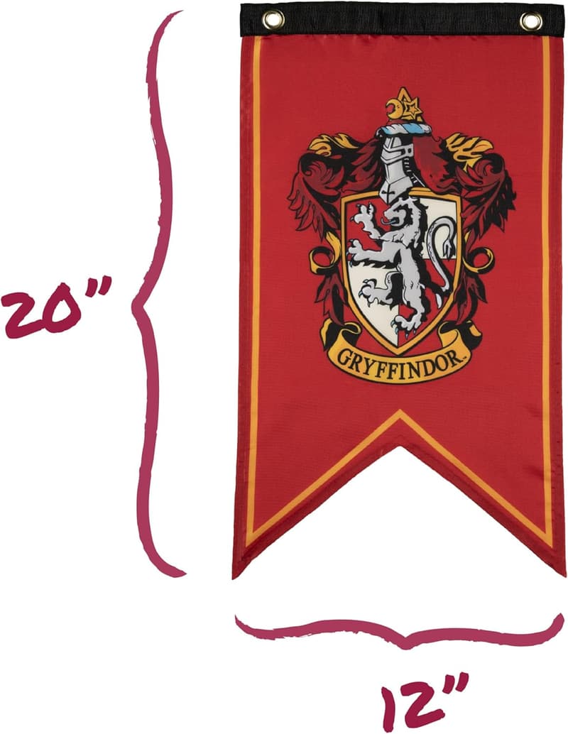 Harry Potter House Banner Flag Set - 5 Polyester Flags