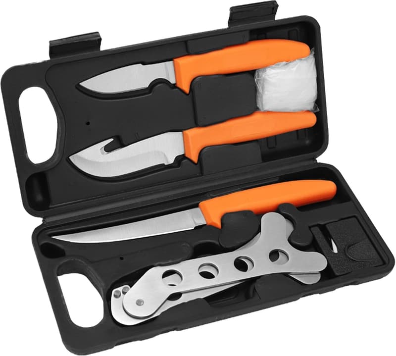 7-Piece Hunting Knife Set for Men - Game Processing Kit