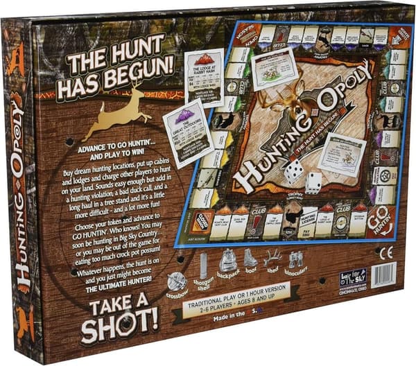 Hunting-opoly Board Game for Outdoor Enthusiasts