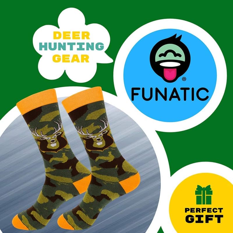 Outdoor Funatic Novelty Socks - Perfect for Golf, Fishing & More