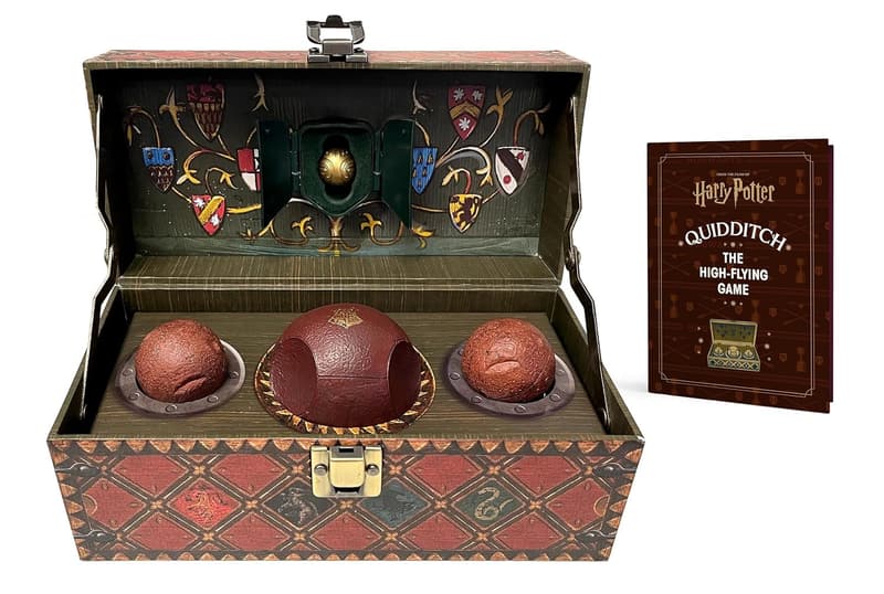 Harry Potter Quidditch Collectible Set with Removable Snitch