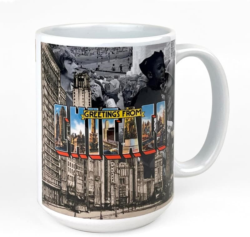 Chicago Landmarks Novelty Mug - Unique Gift for History Buffs
