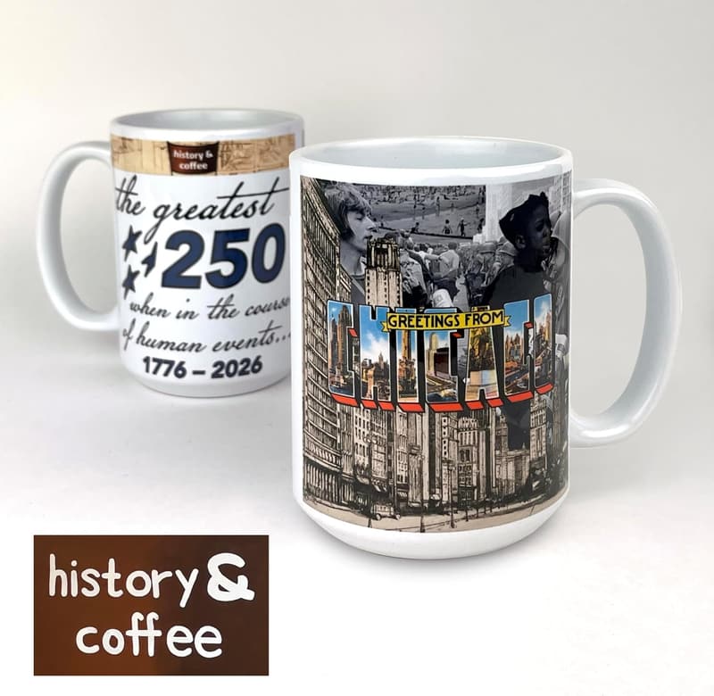 Chicago Landmarks Novelty Mug - Unique Gift for History Buffs