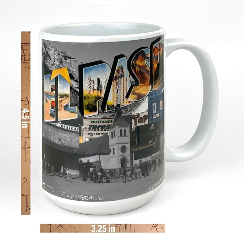 El Paso Landmark Mug - Vintage Souvenir for Travelers & History Buffs