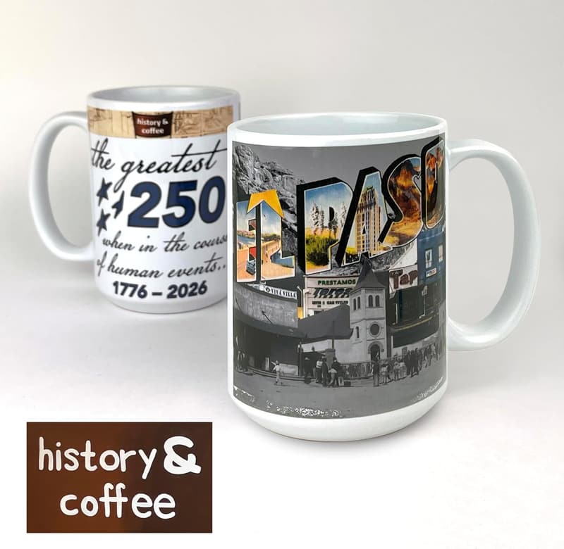 El Paso Landmark Mug - Vintage Souvenir for Travelers & History Buffs