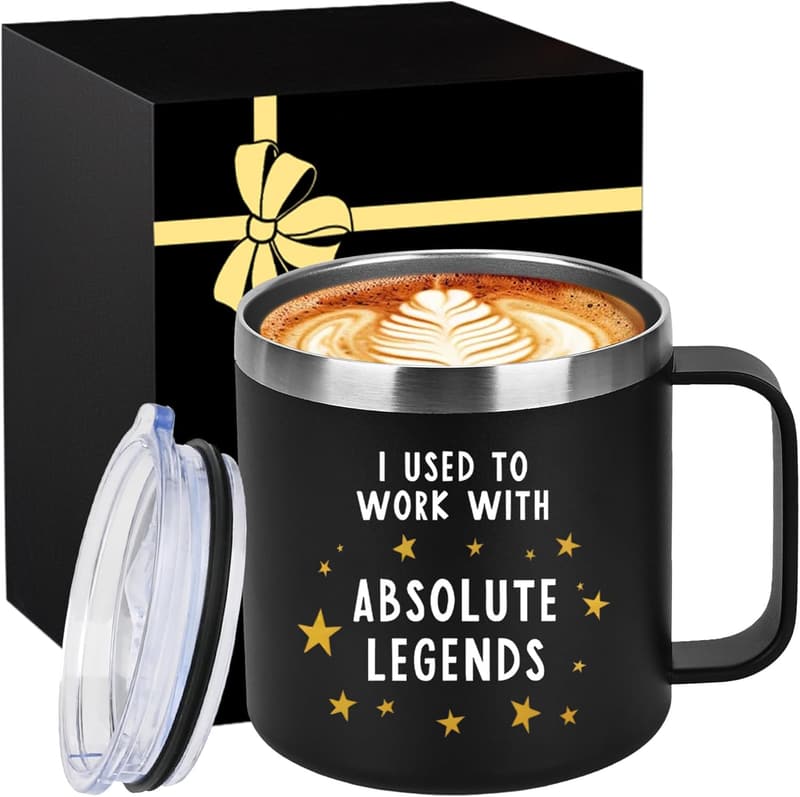 Funny Insulated Travel Mug - 14 Oz for Men & Colleagues
