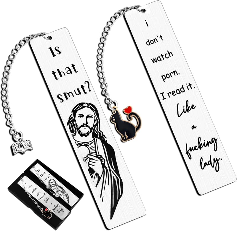 Funny Jesus Metal Bookmarks - Inspirational Gifts for Book Lovers
