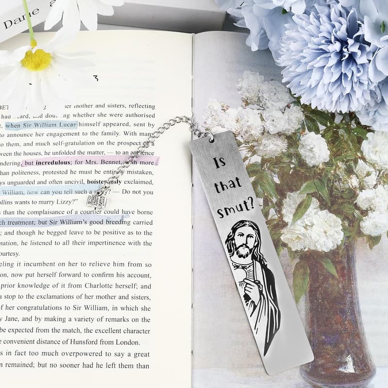 Funny Jesus Metal Bookmarks - Inspirational Gifts for Book Lovers