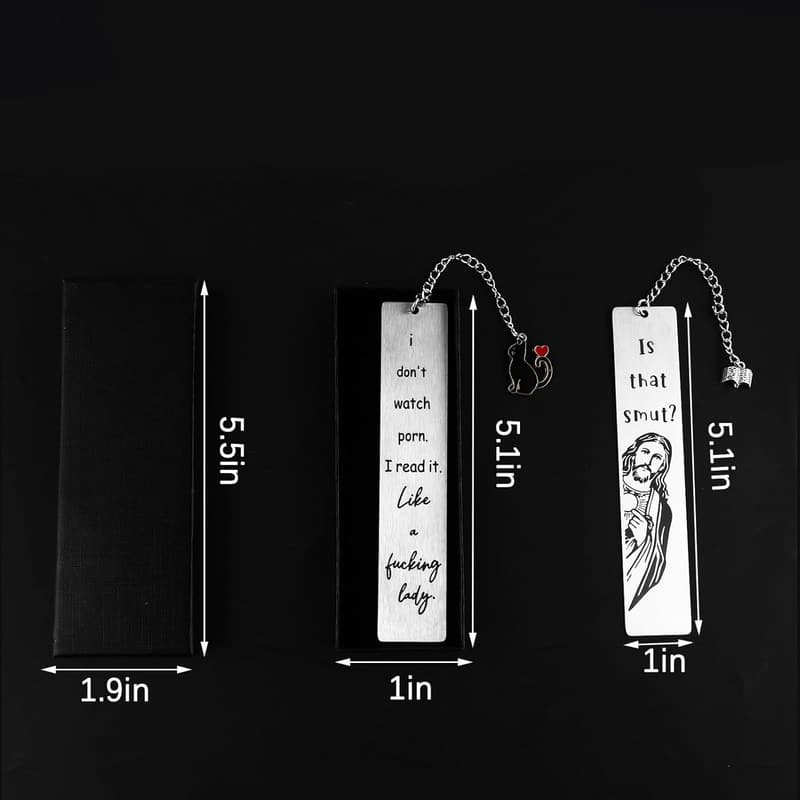 Funny Jesus Metal Bookmarks - Inspirational Gifts for Book Lovers