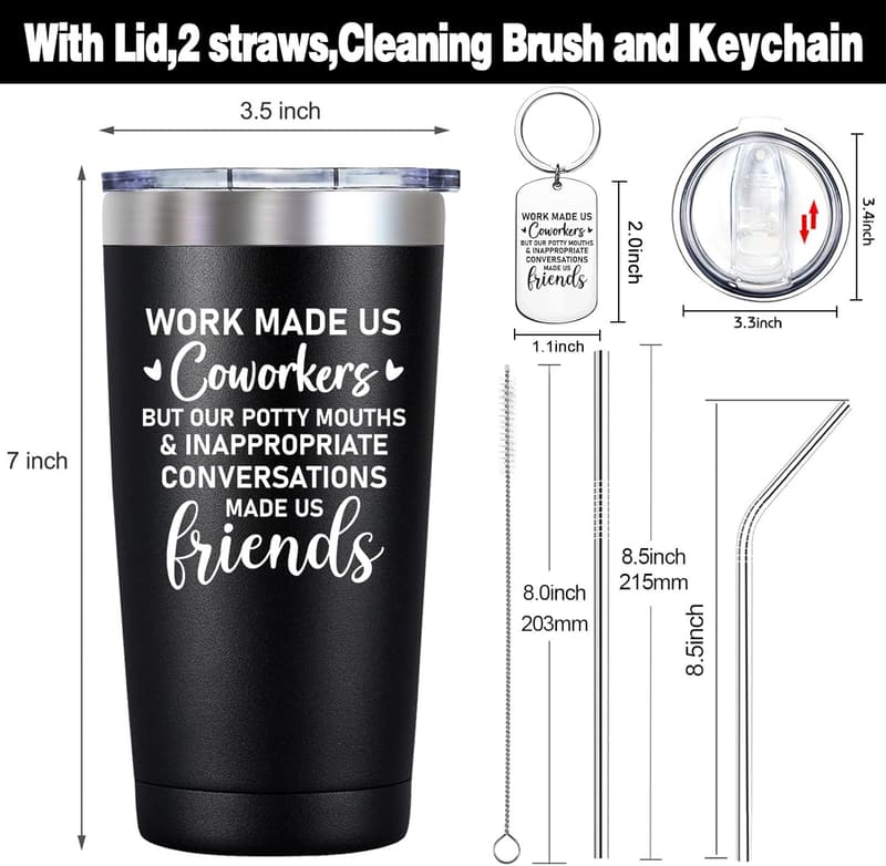 Coworker Farewell 20oz Tumbler Gift for Men & Women