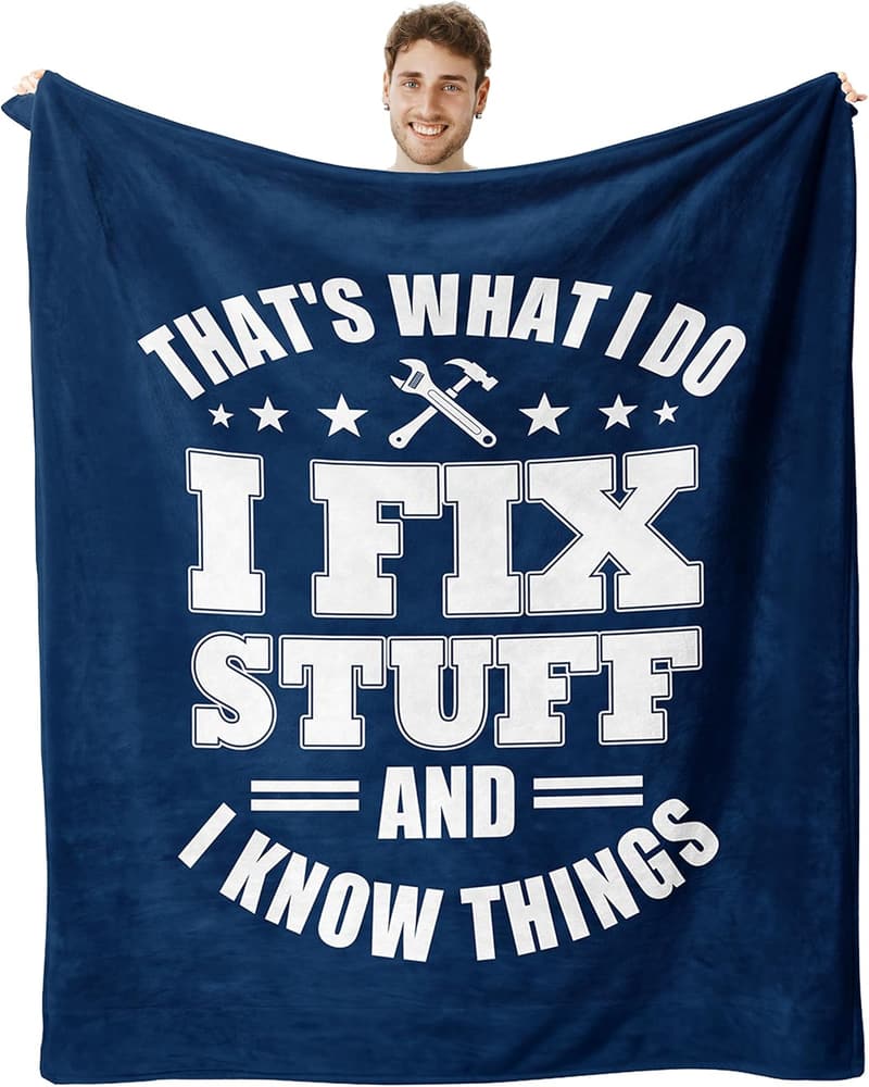 Funny Gag Throw Blanket for Men - 60