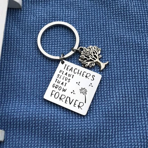 Teacher Appreciation Gift Keychain, Tree of Life Design