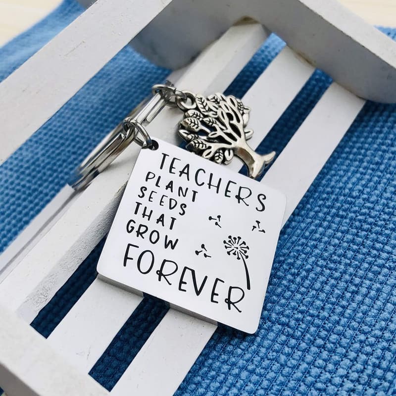 Teacher Appreciation Gift Keychain, Tree of Life Design