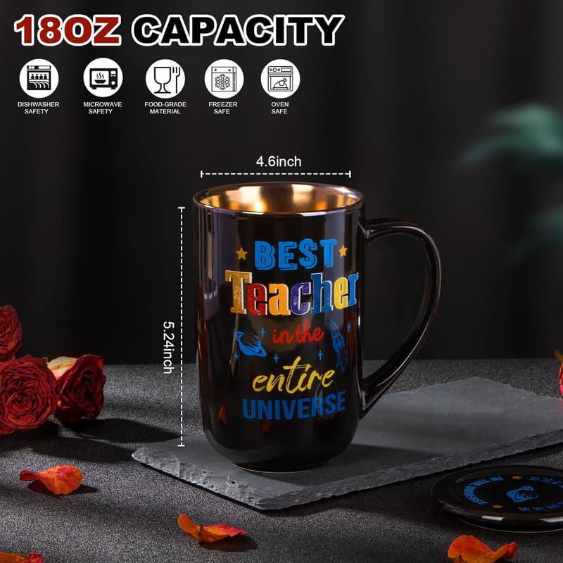 Teacher Appreciation Mug - Funny 18oz Gift for Men
