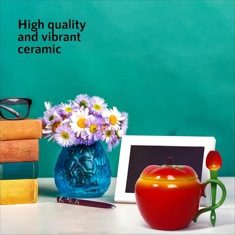 Teacher Appreciation Apple Mug - Unique Novelty Coffee Cup