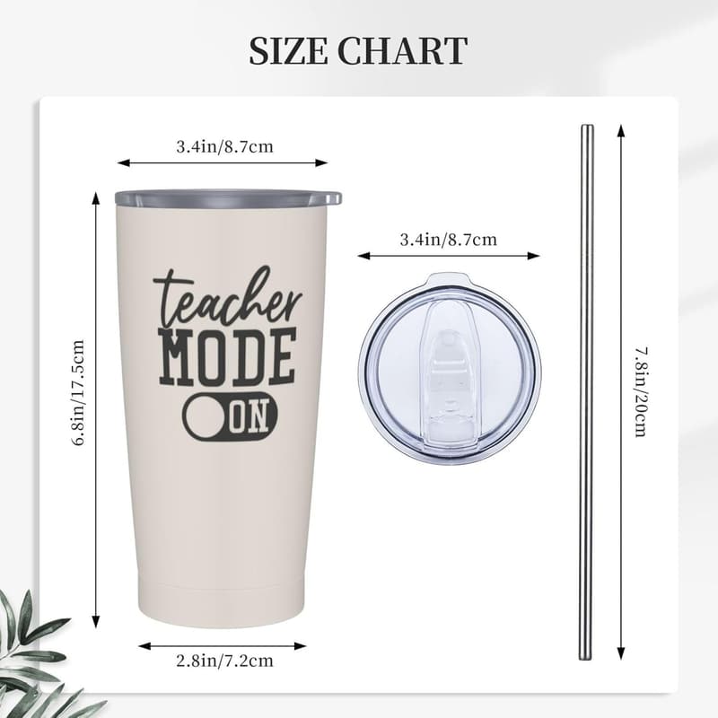 Teacher Appreciation 20oz Tumbler – Funny Gift for Teachers