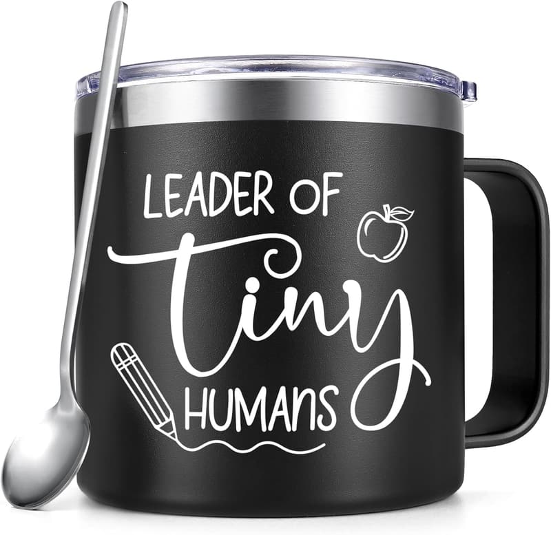 Teacher Appreciation Insulated Coffee Mug for Men - 14oz