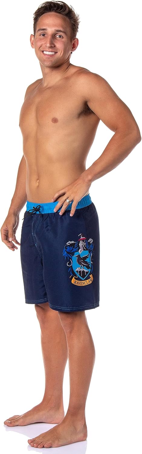 Harry Potter Men's Hogwarts Swim Trunks