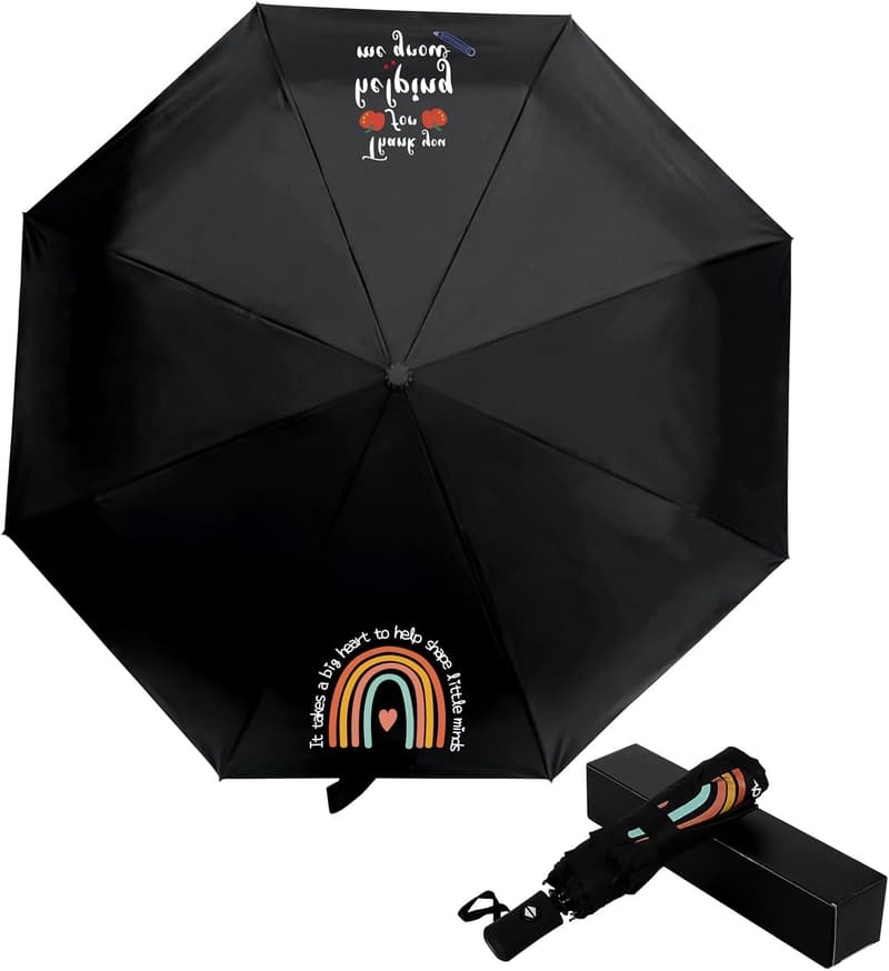 Teacher Appreciation Umbrella Gift for Men & Women