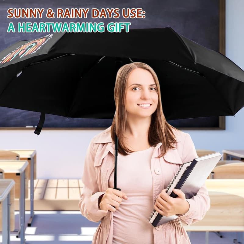 Teacher Appreciation Umbrella Gift for Men & Women
