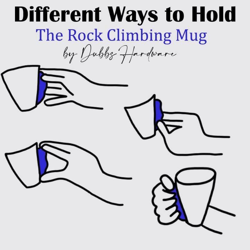 Climbing Mug with Ergonomic Grip – Ideal Gift for Climbers
