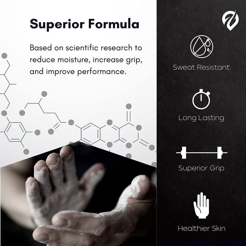 Mess-Free Liquid Chalk for Weightlifting & Gymnastics, Sweat Resistant