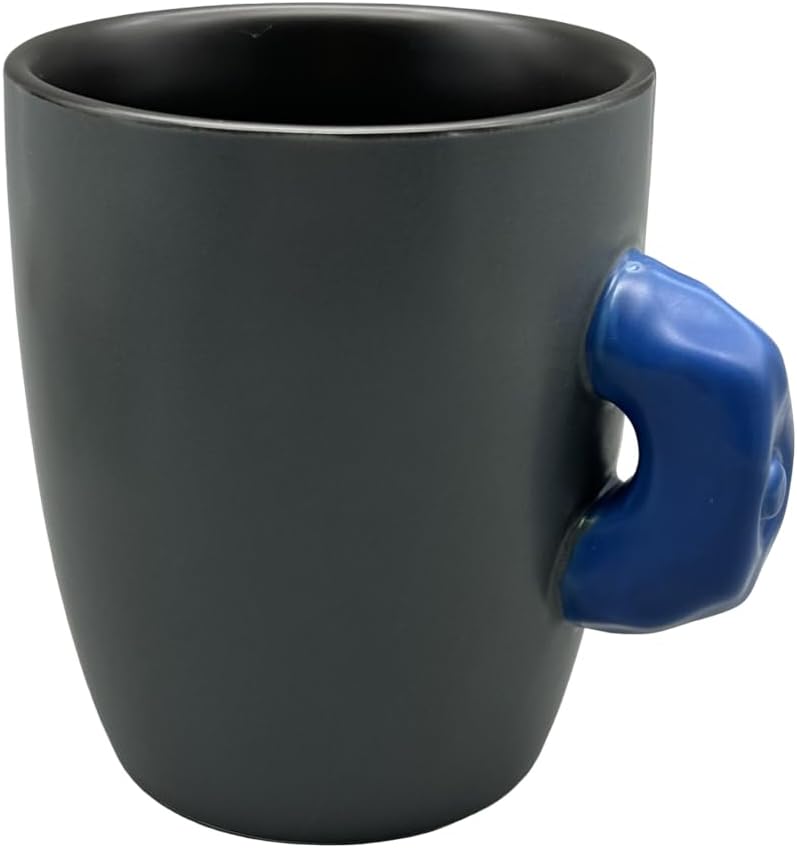 Rock Climbing Mug with Realistic Hand Grip - Gift for Climbers