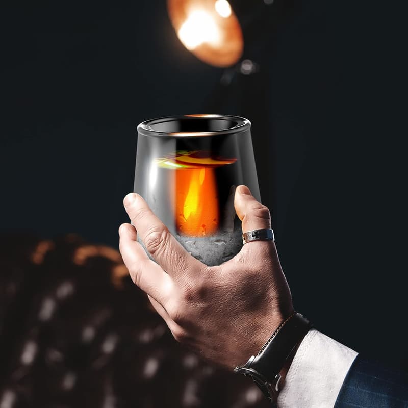 Christmas Gift: Freezable Whiskey Chiller Glass for Men