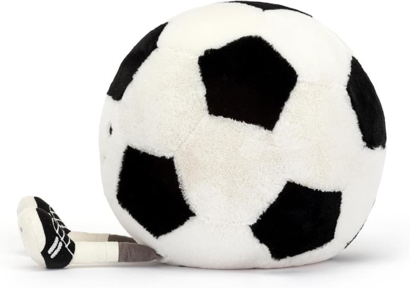 Soccer Ball Plush Stuffed Toy - 12-inch Gift for Sports Fans
