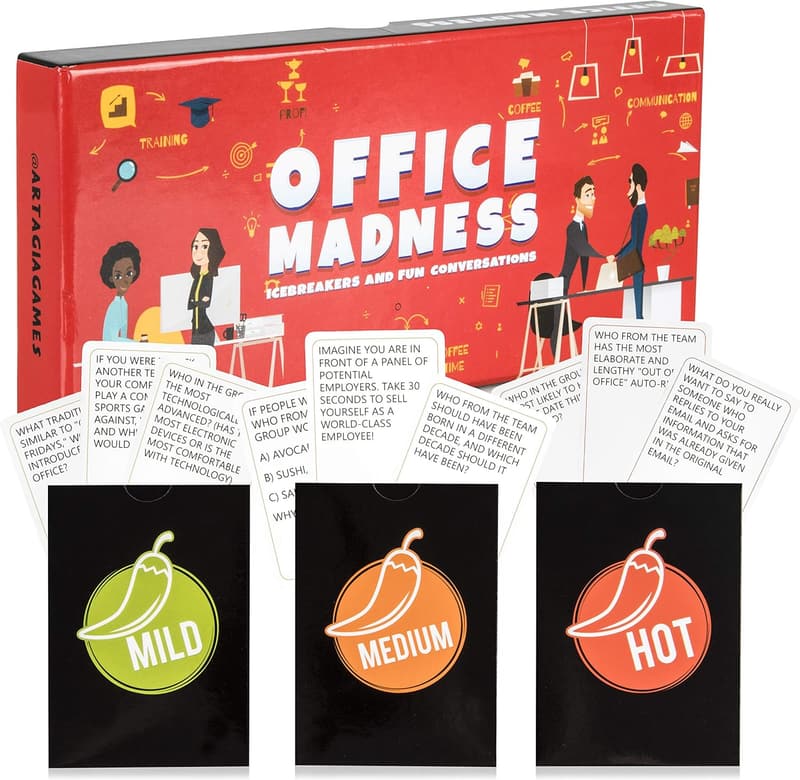 Office Party Icebreaker Card Game with 150 Funny Questions