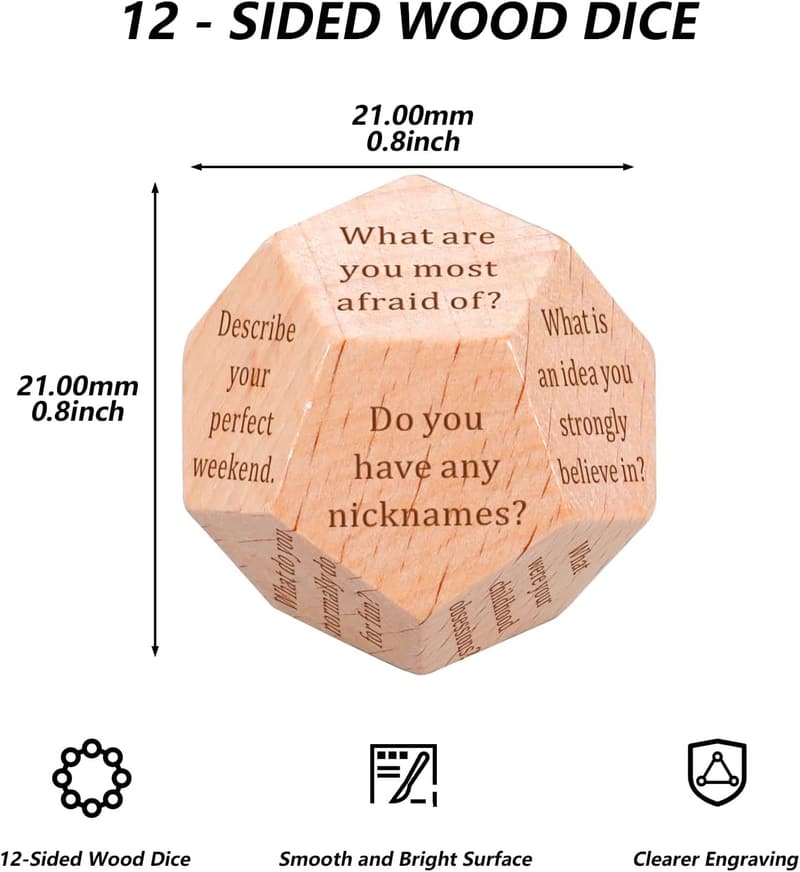 Team Building Dice Game for Coworkers - Conversation Starter Gift