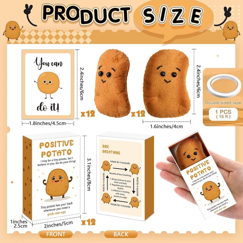 Inspirational Potato Gifts for Team Building - 12 Sets