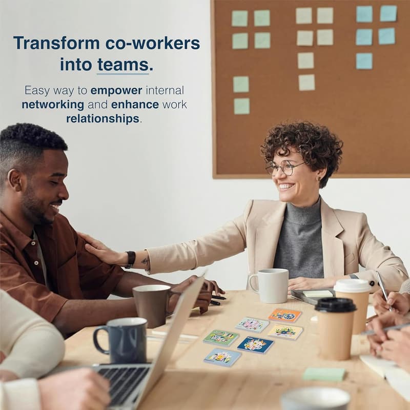 Team Building Card Game - 150 Conversation Starters for Work