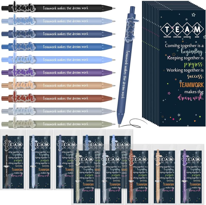 Nurse Appreciation Gifts: 20 Sets Team Pens with Thank You Cards