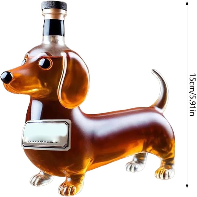 Dachshund Whiskey Decanter - Unique Gift for Men